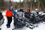 Snowmobile in Quebec