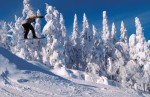 Snowboarding in Mont Tremblant