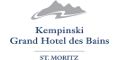 Kempinski Grand Hotel des Bains, CH-7500 St. Moritz - 5-Sterne-Luxus Grand-Hotel gegenüber der Corviglia-Seilbahn